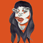 Papercut Self-Portrait by Melissa Dias-Mandoly
